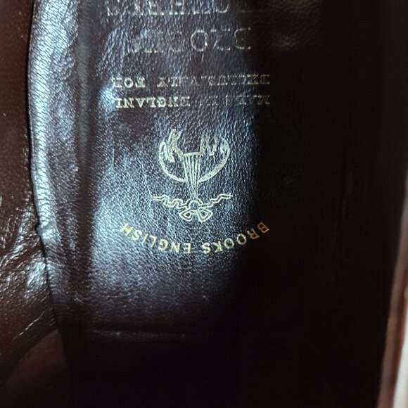 COPY - BROOKS BROTHERS 1818 Wingtip Oxford Mens Leather Shoes sz 8.50 Made in I… main image 6